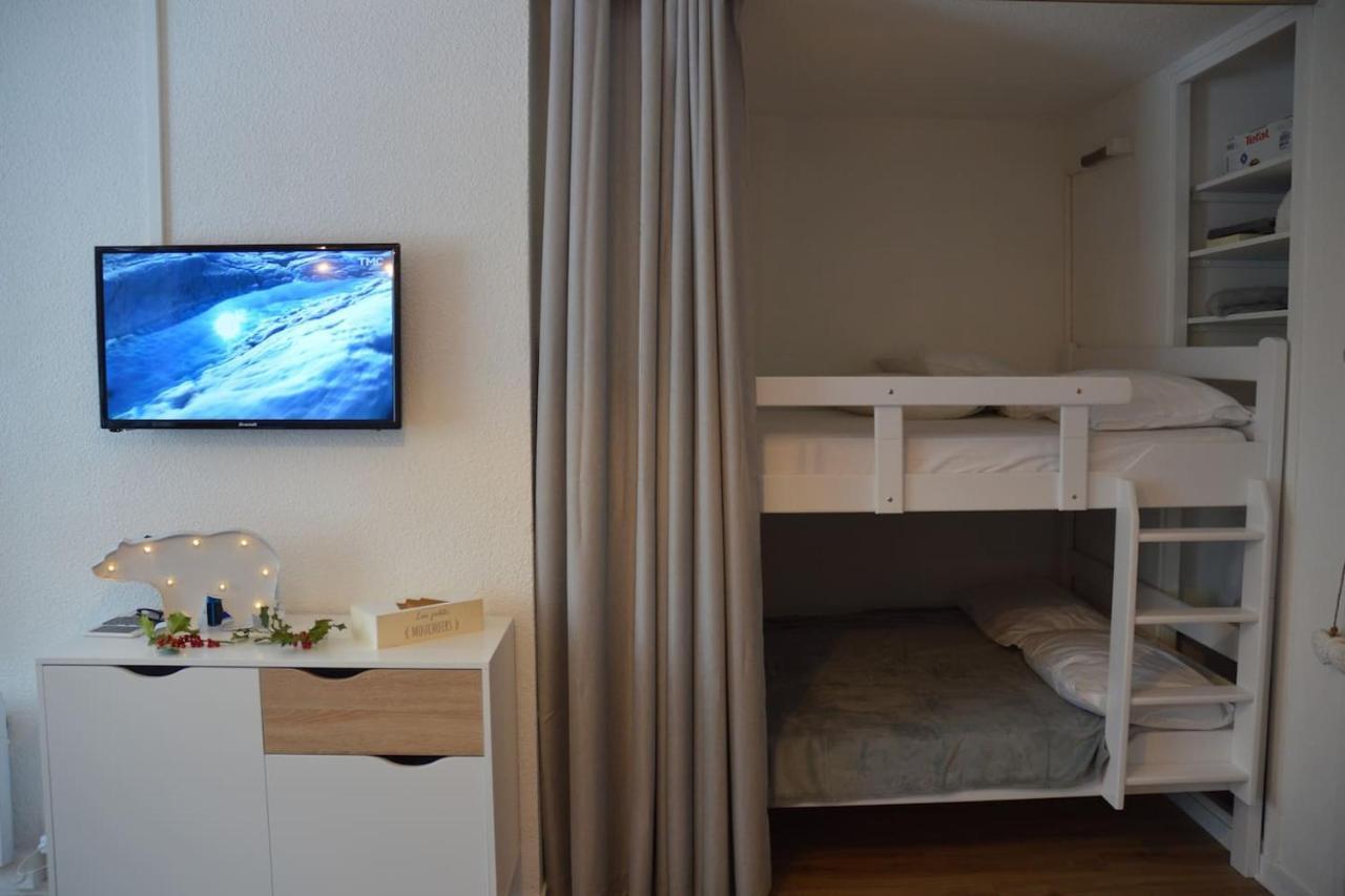 Charmant Studio Cabine Cocoon A 100 M Des Pistes شاروس المظهر الخارجي الصورة